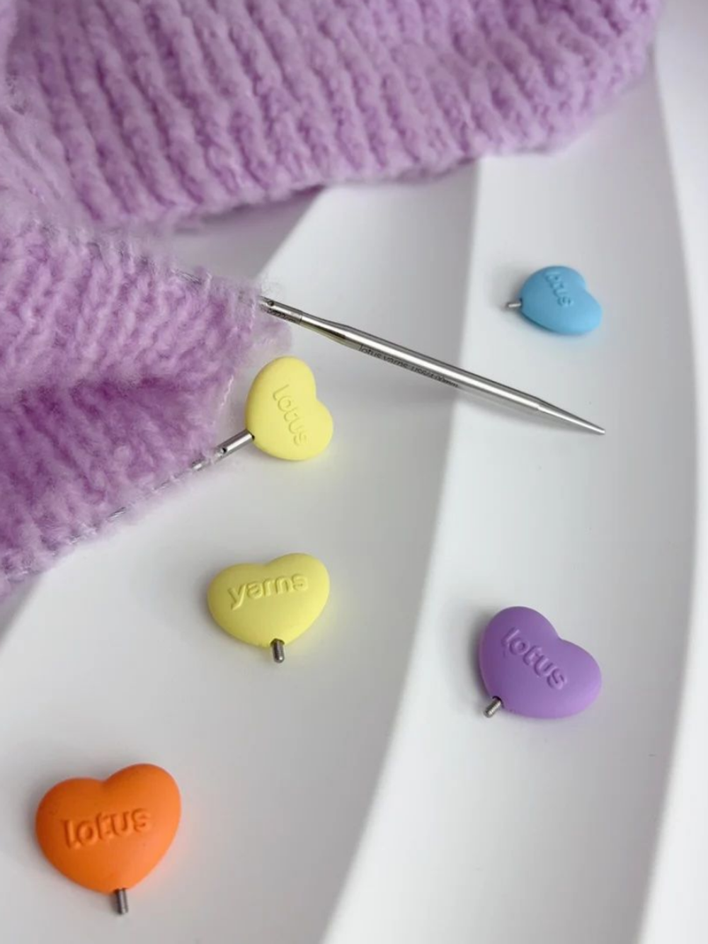 заглушки сердечки для лесок lotus yarns