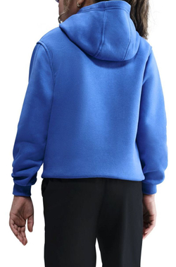 Детская теннисная толстовка Nike Kids Sportswear Club Fleece Hoodie - comet blue/white