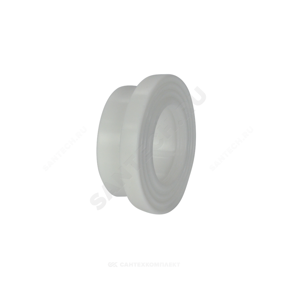 Бурт PP-R под фланец белый Дн 63 внутренняя пайка (D=77,5мм) VALFEX 10189063