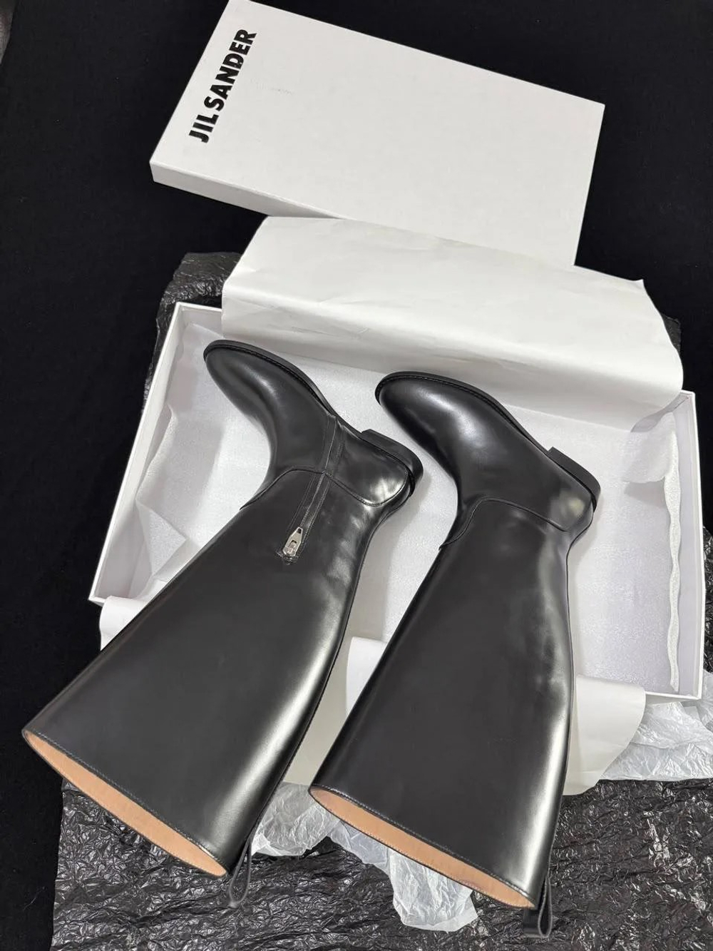 сапоги jil sander женские