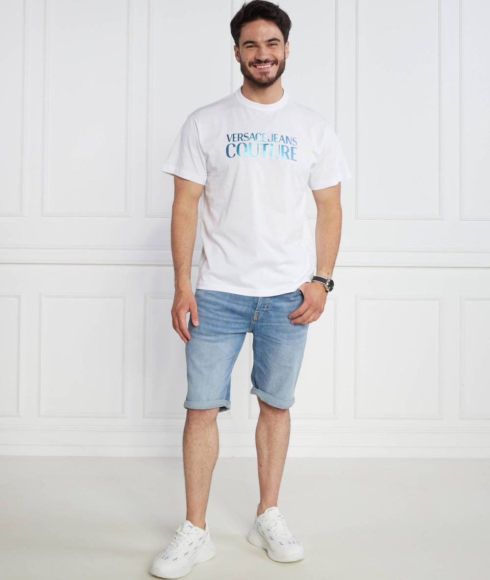Футболка Versace Jeans Couture - белый(75GAHG01CJ00G)