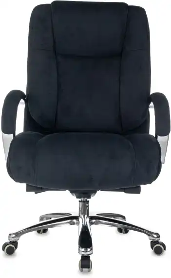 Кресло руководителя Бюрократ T-9925SL Fabric черный Holland 75 крестов. металл хром