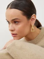 СЕРЬГИ "STATEMENT 2 IN 1"