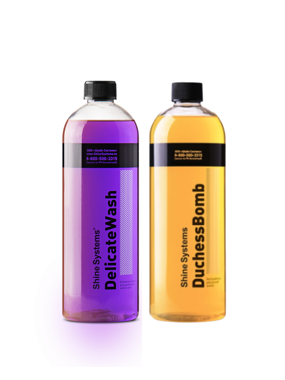 Shine Systems набор для двухфазной мойки DuchessBomb+DelicateWash 750мл