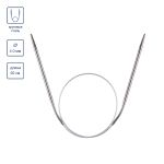 Спицы круговые металл ⌀4.0 мм, 50 см, 1 шт, с металлической леской, Gamma MKJ