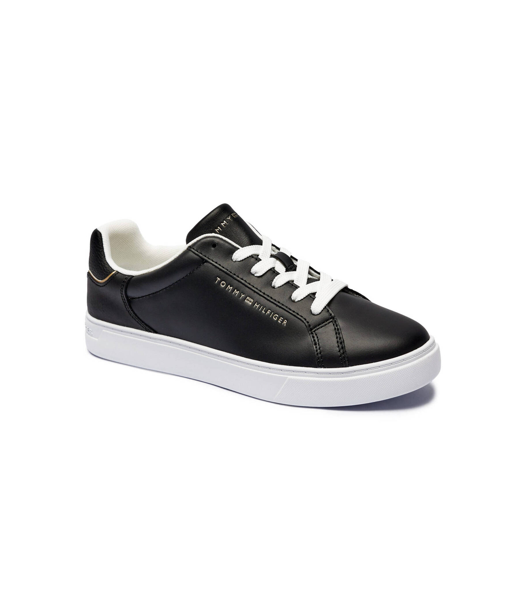 Кожаные кроссовки Tommy Hilfiger - черный(FW0FW08000)