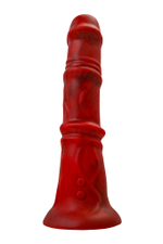 Вибратор Black&Red Monster Rex красный 24,5 см