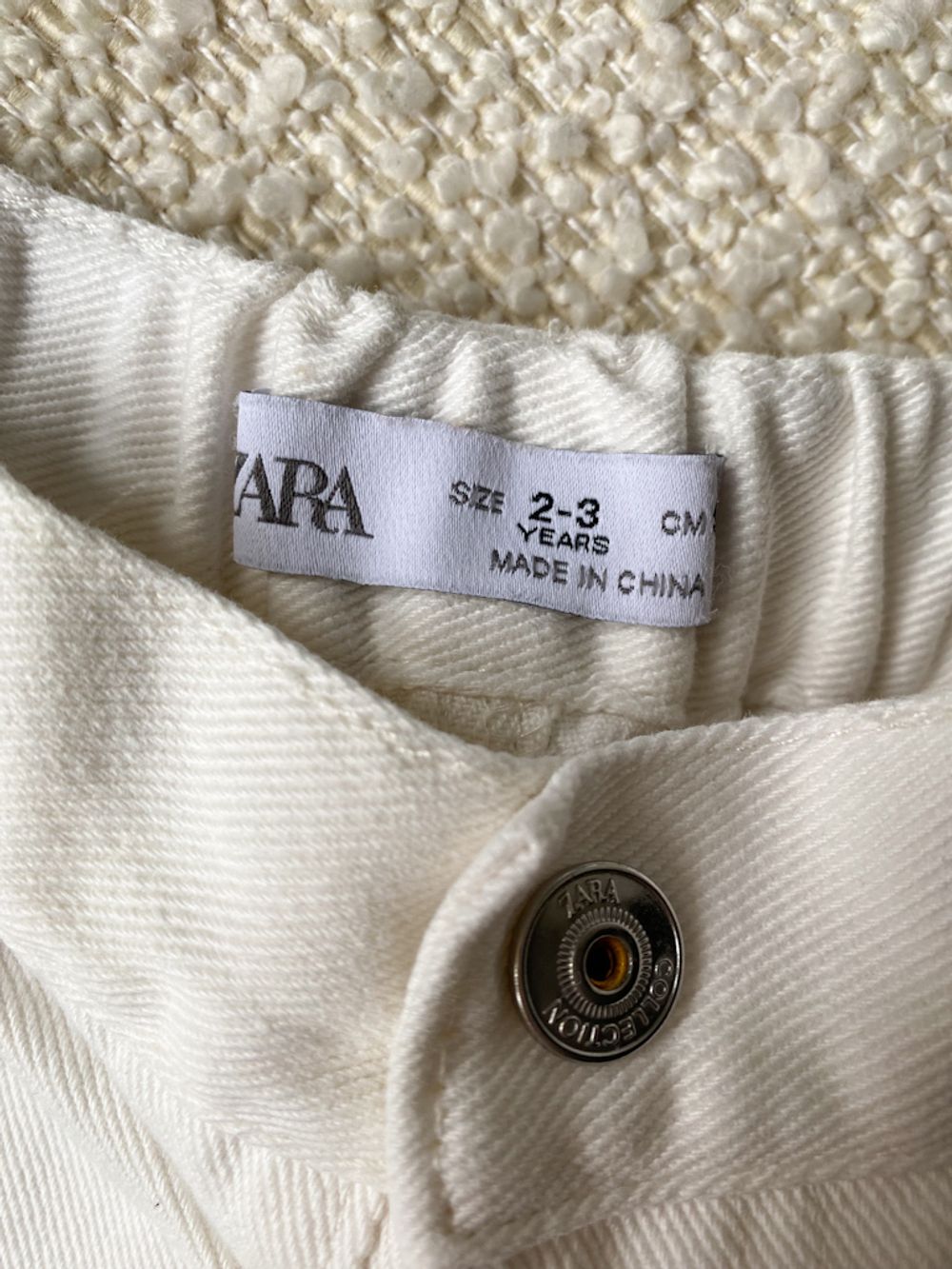 Хлопковые брюки Zara, 98