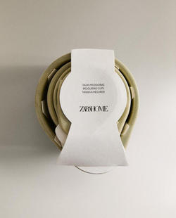 ZARA HOME НАБОР ИЗ МЕРНЫХ МИСОК (4 ШТ.), ЗЕЛЕНЫЙ