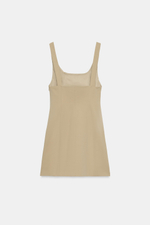 МИНИ-ПЛАТЬЕ С ПУГОВИЦАМИ — ZARA