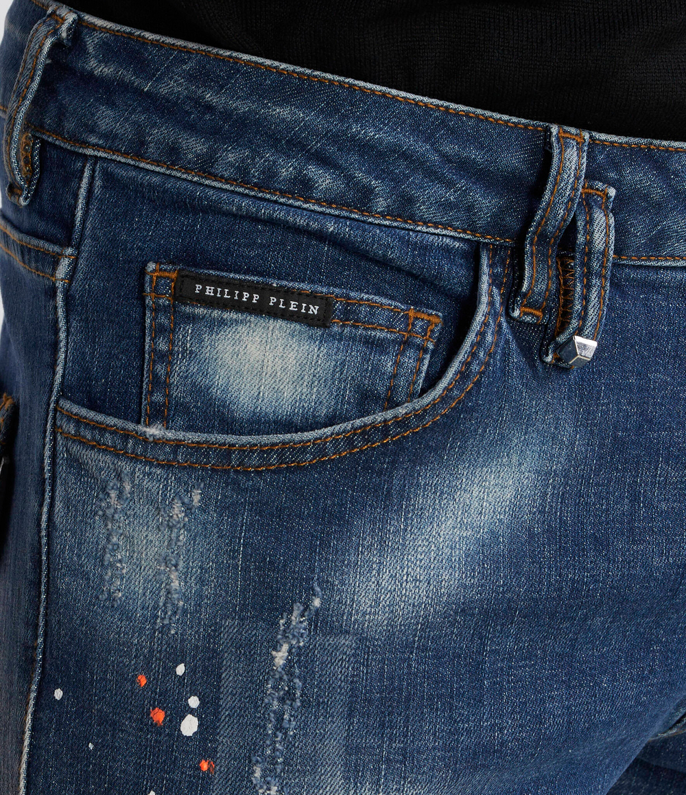 Джинсы Trousers Philipp Plein - темно-синий(MDT3680 PDE004N)