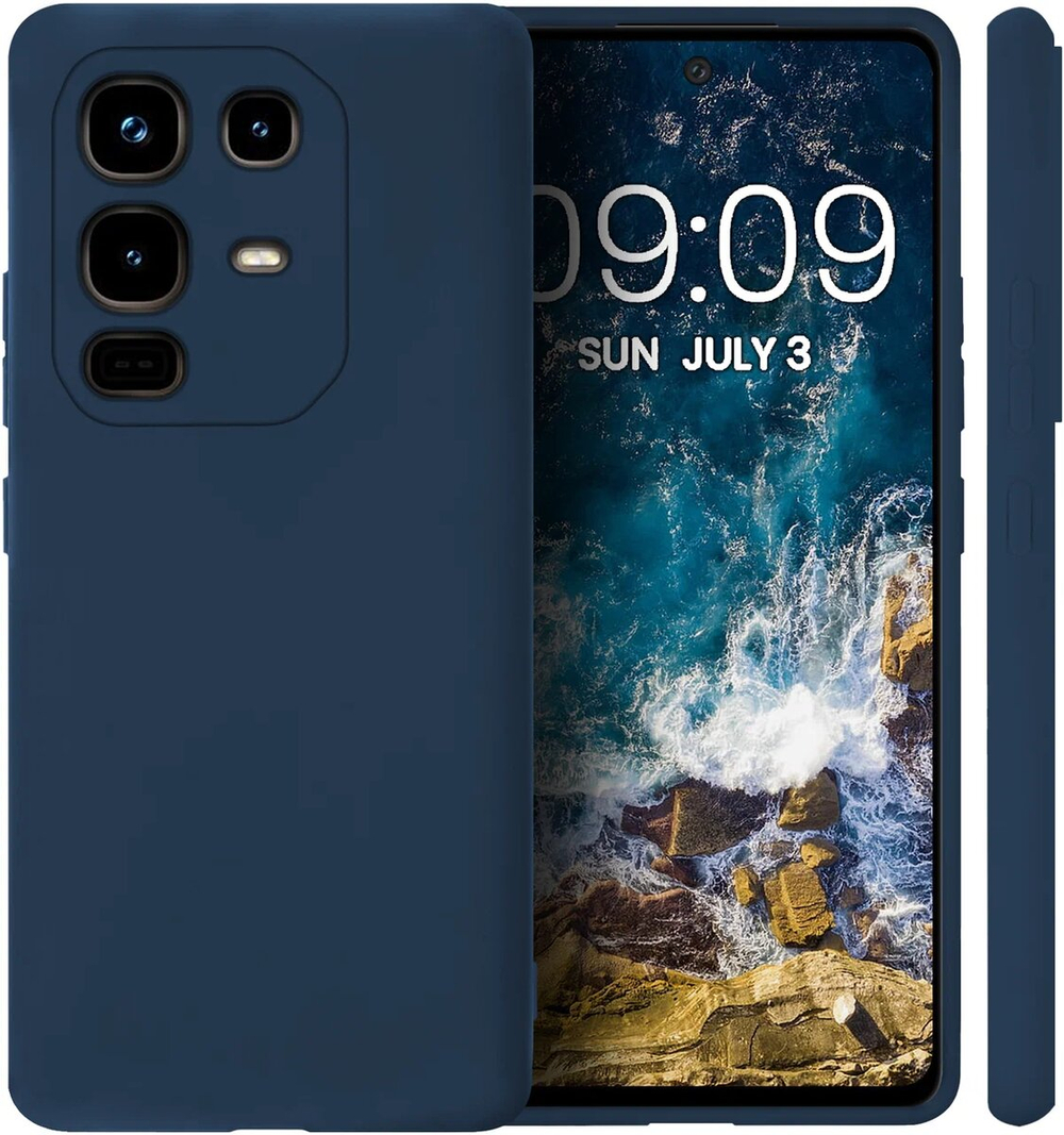 Мягкий Soft Touch чехол из силикона для INFINIX NOTE 50 / 50 PRO с бархатной подкладкой
