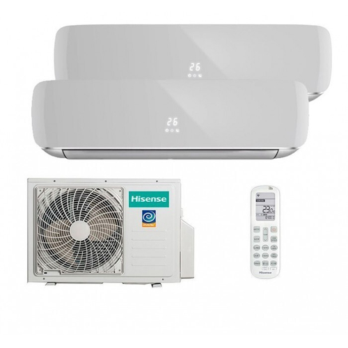 Мульти сплит-система Hisense на 2 комнаты (35+35 кв.м.) Silver R32