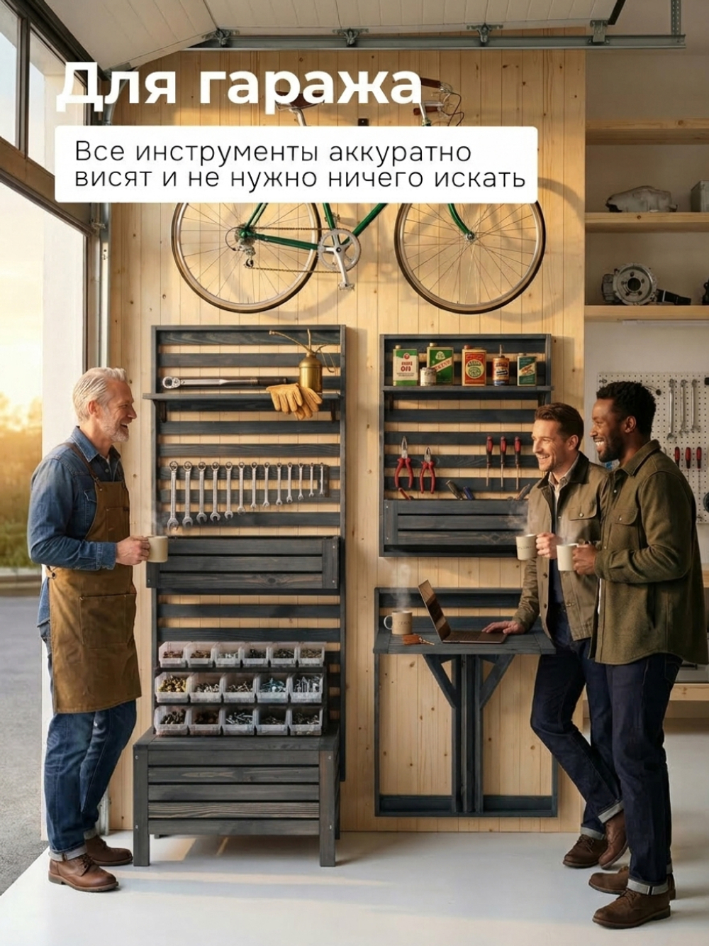 Полка настенная, 76х25х2, Эпларо, для ванной, для обуви, для книг и цветов, деревянная, графит, Dipriz