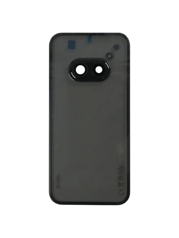 Задняя крышка для Nothing Phone (2a) со стеклом камеры, черная (Black)