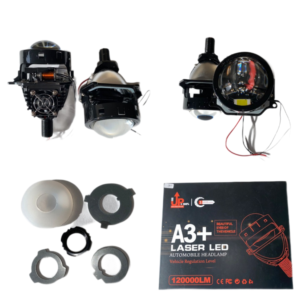 Светодиодные линзы A3+ Bi-Led 3.0" 38W 12-24V 5800K
