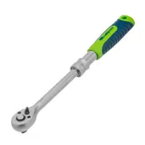 Ключ-трещотка телескопический 3/8", 215-315 мм, 72 зуба, с быстрым сбросом Сибртех — фото 5