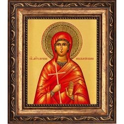Ирина Аквилейская Святая мученица. Икона на холсте.