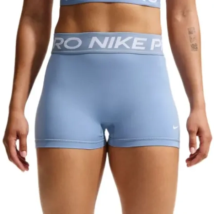 Женские теннисные шорты Nike Pro Dri-Fit 365 Mid-Rise 3in - work blue/white