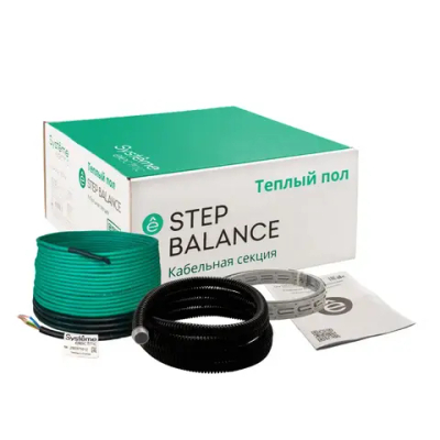 STEP BALANCE Секция кабельная (теплый пол) SBC018038, 18 Вт/м, 684 Вт, 38 м