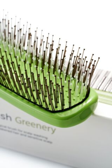 Расческа Majestic Scalp Brush лайм