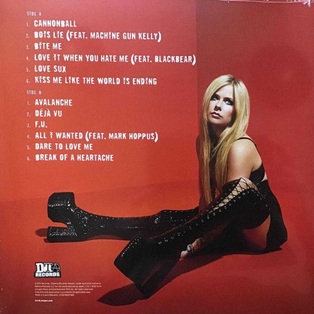Avril Lavigne — Love Sux (LP)