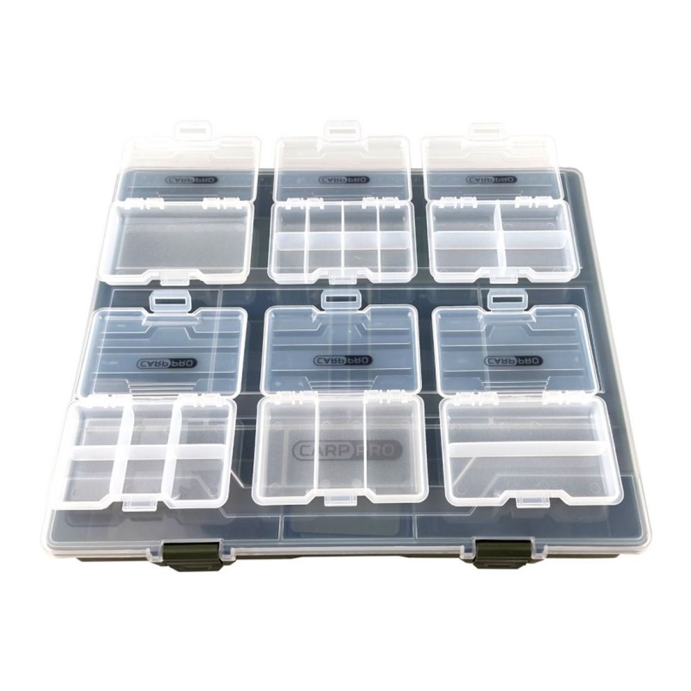 CARP PRO Коробка карповая Large Tackl комплект 1+6 коробок 365x310x58мм