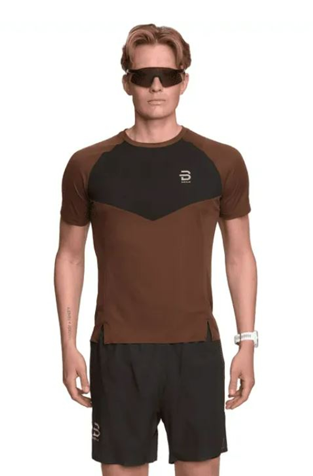 Футболка мужская Bjorn Daehlie T-Shirt Run 365 Chocolate