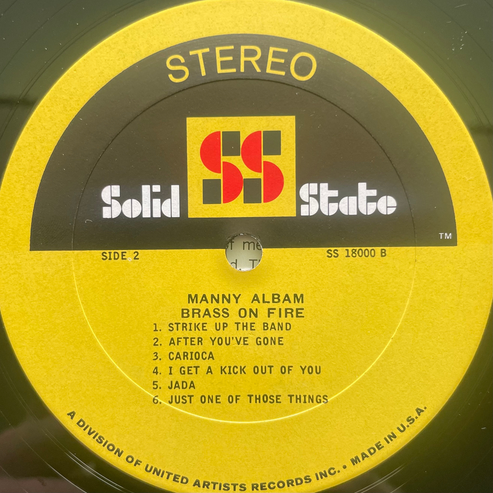 Manny Albam ‎– Brass On Fire (США)