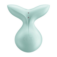 Зеленый клиторальный стимулятор 8,5см Satisfyer Viva la Vulva 3