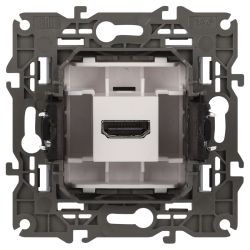 Розетка ЭРА Elegance 14-3114-03 HDMI IP20 алюминий | Эра Elegance