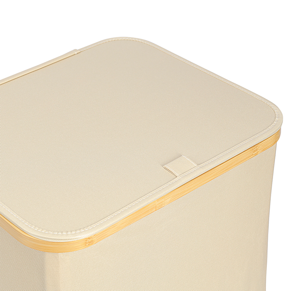 Корзина для белья 40x33x43см Smart Solutions Neat Mid молочная