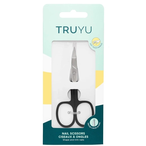 QVS TRUYU by  Ножницы маникюрные черные 10-1050