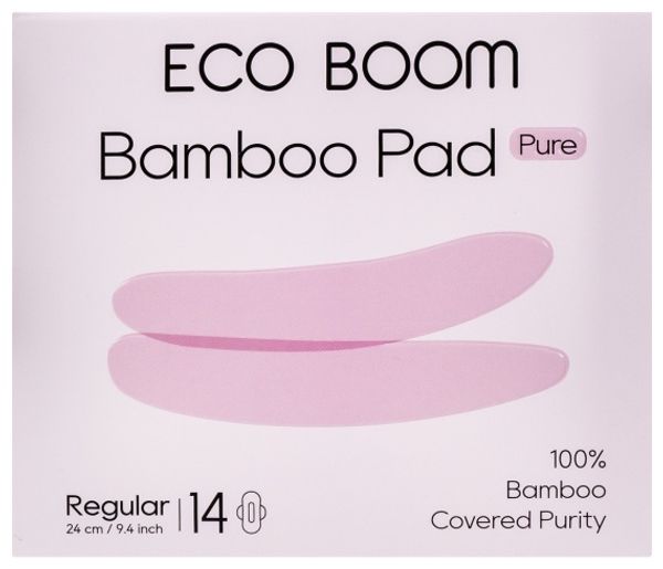 Бамбуковые гигиенические прокладки 240 мм 14шт/уп (ECO BOOM)