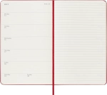 Еженедельник Moleskine Classic WKNT (DHF212WN3) 13х21см твердая обложка красный