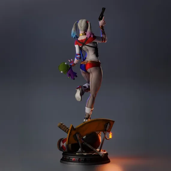 Harley Quinn casino lights - DC Comics