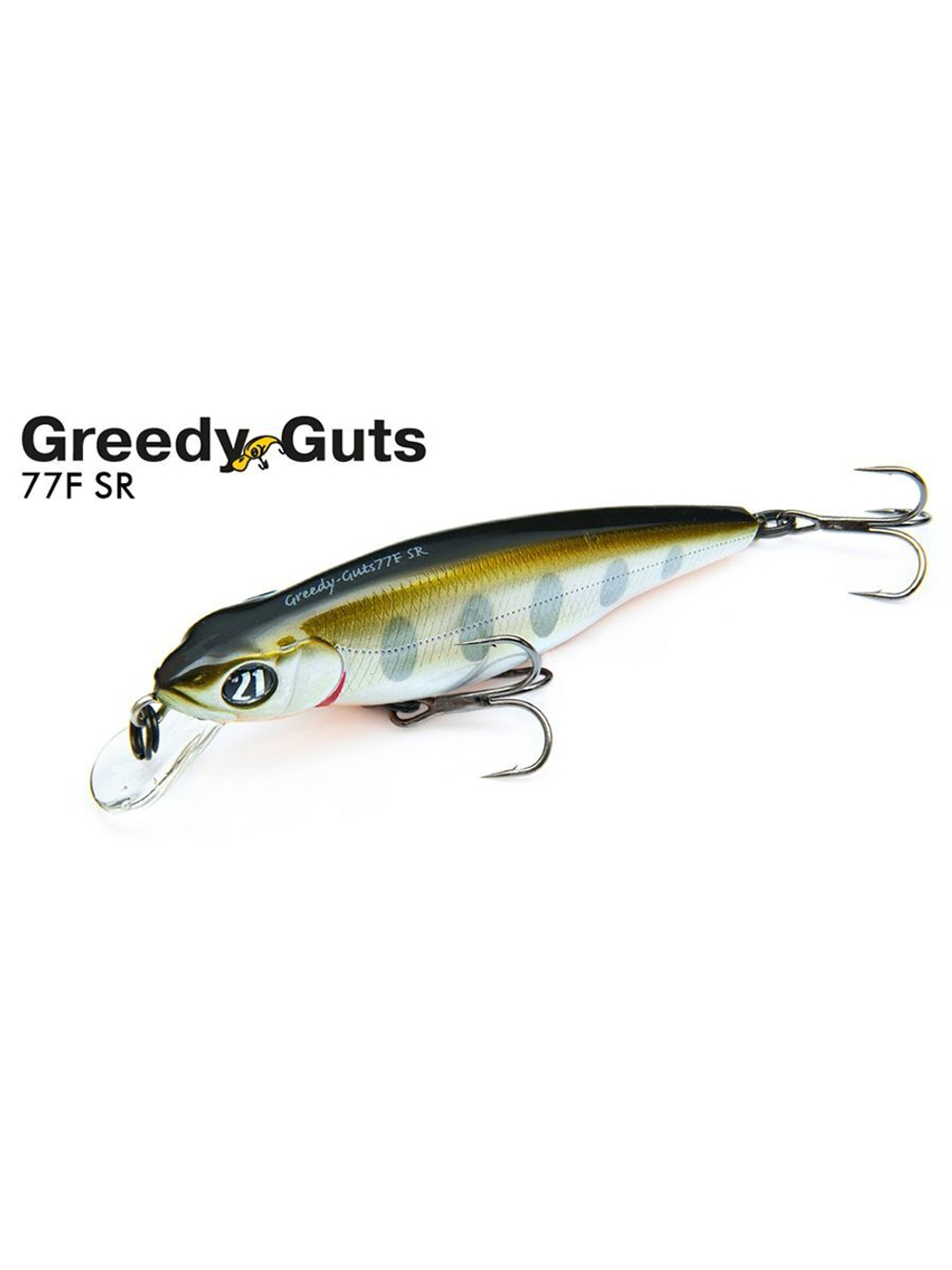 Воблер для рыбалки Pontoon21 Greedy-Guts 77F-SR, 77мм, 9,0 гр., 0.7-1.0 м., цвет 472