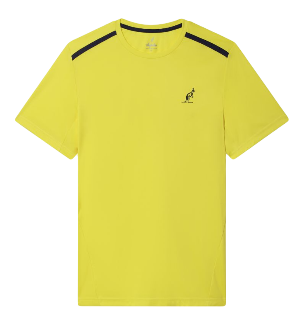 Мужская теннисная футболка Australian Ace T-Shirt - желтый