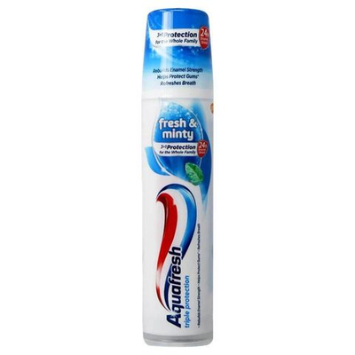 Зубная паста Aquafresh Triple Protection Fresh & Minty тройная защита (мятная)100 мл (Из Финляндии)