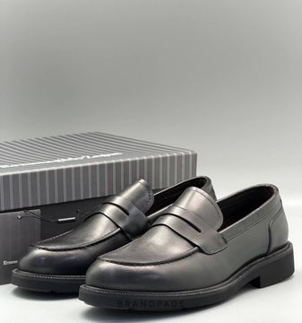 Лоферы чёрные от Zegna BP5-089841