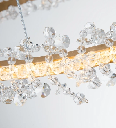 08244,36A Подвес Лаура латунь d80 h150 Led 40W (3000K)