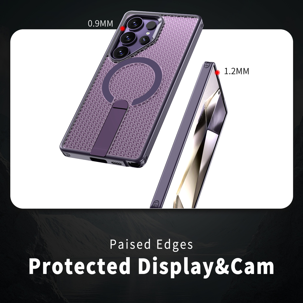 Прозрачный чехол Mesh Pro Magnetic Case для Samsung Galaxy S23 Ultra