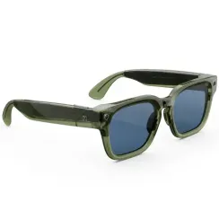 Умные очки Meta Fury Racing Green/Light Blue Atlantic (зелёная оправа, линзы голубые)