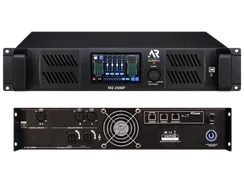 AUDIORUS M2-2500P Dante — усилитель мощности с интерфейсом Dante™, с DSP MARANI™ и с пресетами для AR-серии