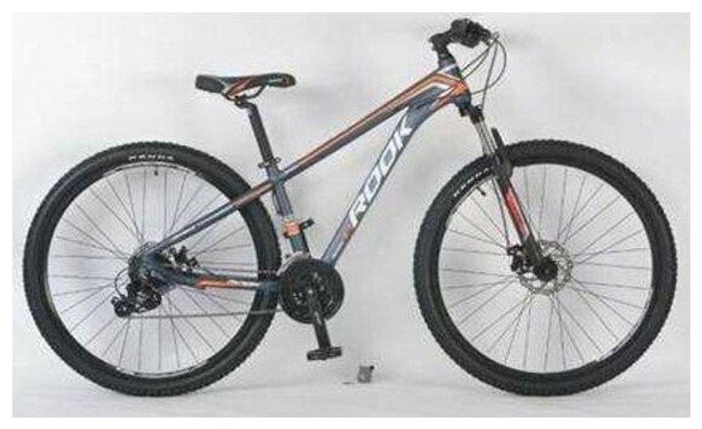 Горный велосипед Rook MА261D 26" (Рама: one size (Рост: 150-180 см), цвет: серый/оранжевый)