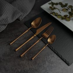 Вилка столовая 21 см матовая цвет медь PVD 1920-Copper P.L. [12]