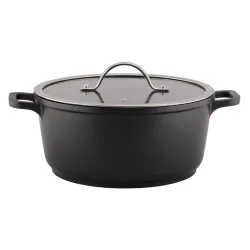 Кастрюля 4 л 24/20,8*16 см с крышкой New Kitchen Standard алюм. с антиприг. покрытием ИНДУКЦИЯ