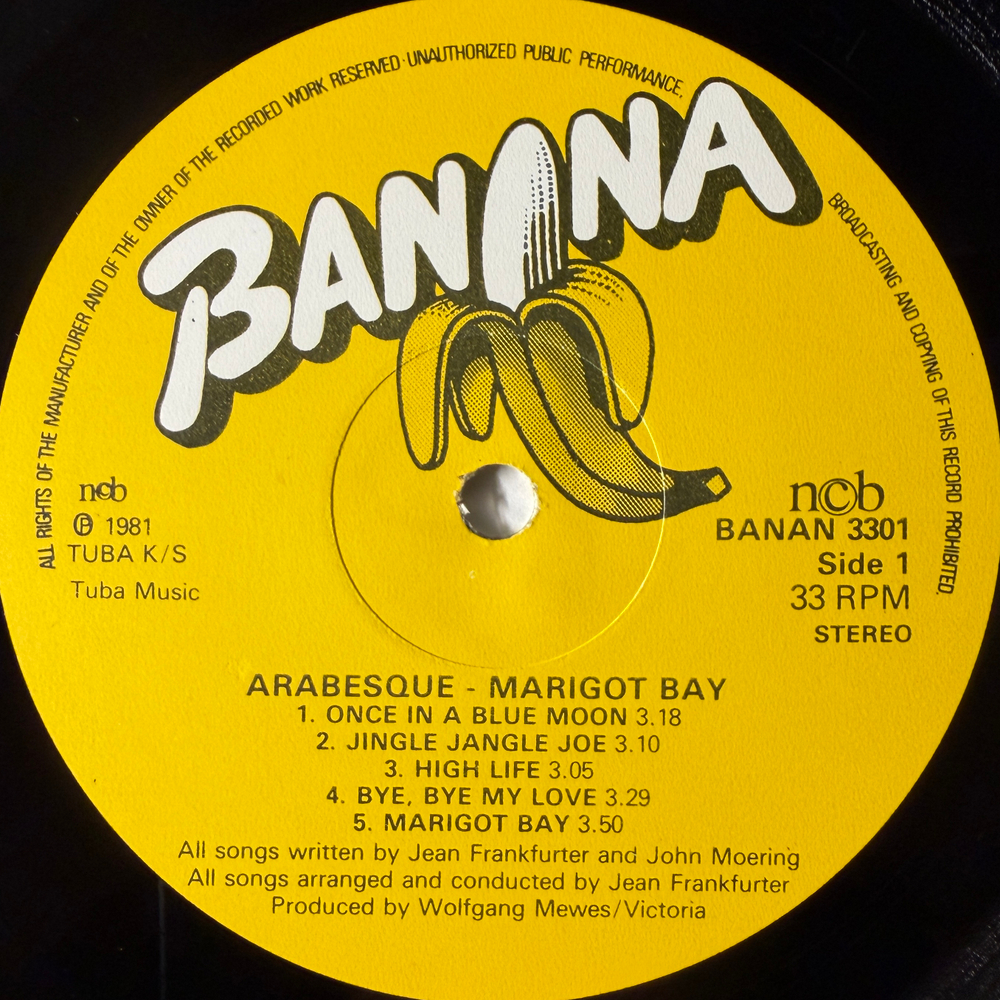 Arabesque ‎– Marigot Bay (Скандинавия 1971г.)