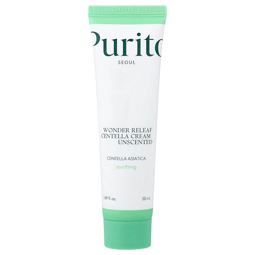 Purito, Wonder Releaf, крем с центеллой, без запаха, 50 мл (1,69 жидк. унц.)