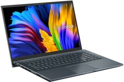 Ноутбук Asus Zenbook Pro 15.6"; UM535QA-KS238 (90NB0UK1-M002S0) Ryzen 7 5800H 16Gb SSD512Gb AMD Radeon 15.6" IPS Touch FHD (1920x1080)  WiFi BT Cam noOS grey